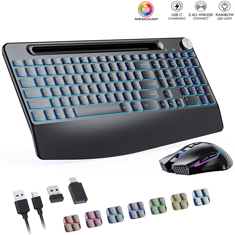 Gaming Keyboard And Mouse Set - Combo de ratón y teclado inalámbrico