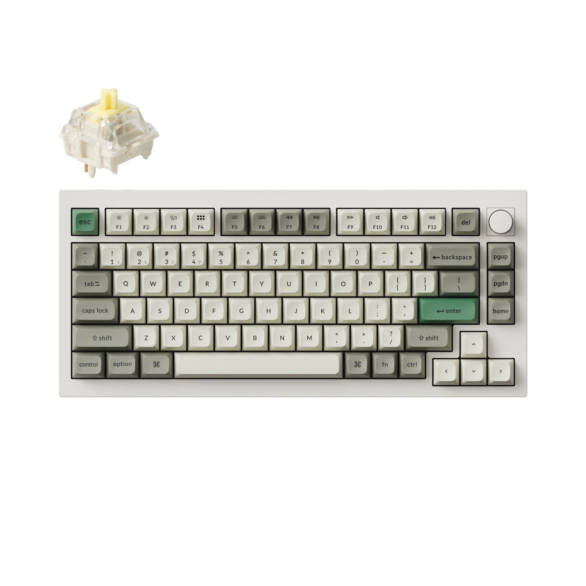 Gaming Keyboard Blue Switches - Teclado Mecánico Personalizado Inalámbrico Keychron Q1