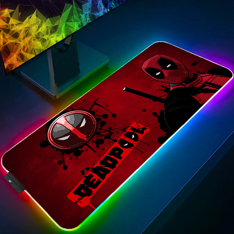 Gaming Keyboard Theme - Alfombrilla de ratón LED para videojuegos,