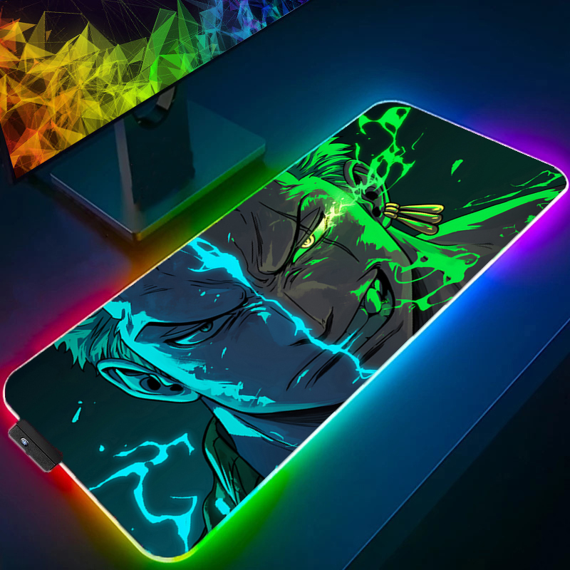 Gaming Keyboard Theme - Alfombrilla de ratón Zoro de una