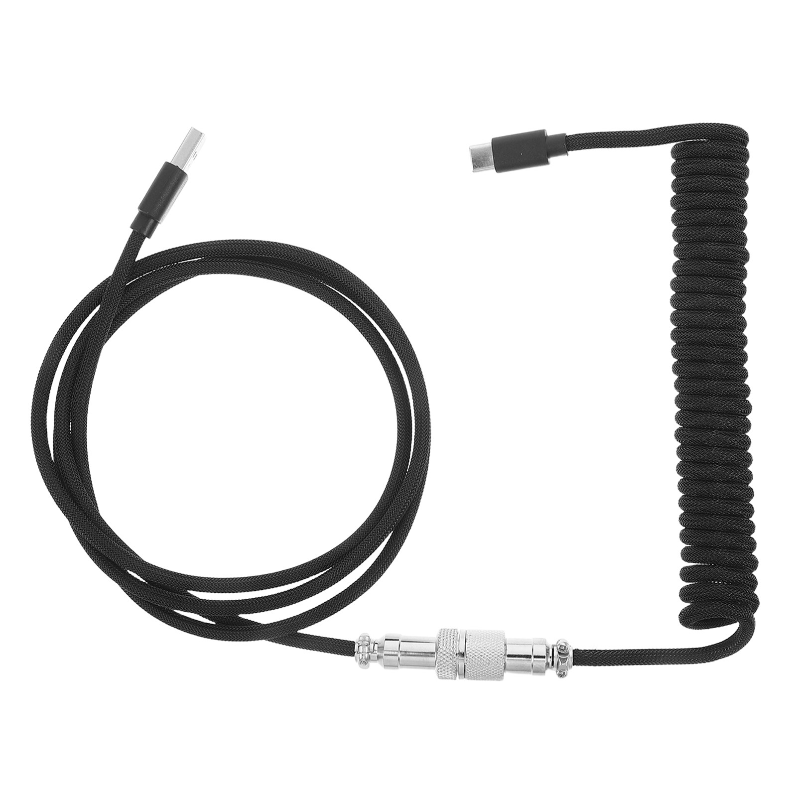 Gaming Keyboard Extension - Cable en espiral para teclado mecánico,