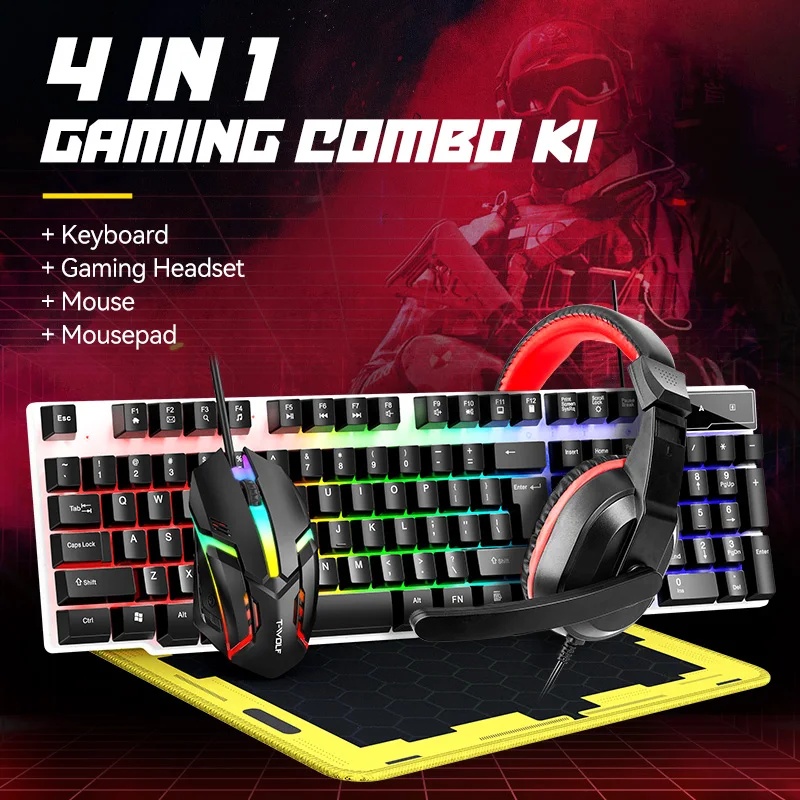 Gaming Keyboard And Mouse Set - NUEVO Combo de Teclado y Ratón