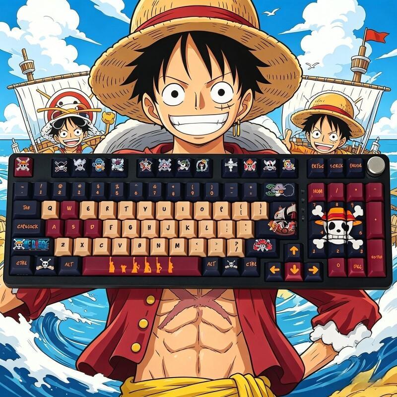 Gaming Keyboard Theme - Juego de Teclas BANDAI One Piece