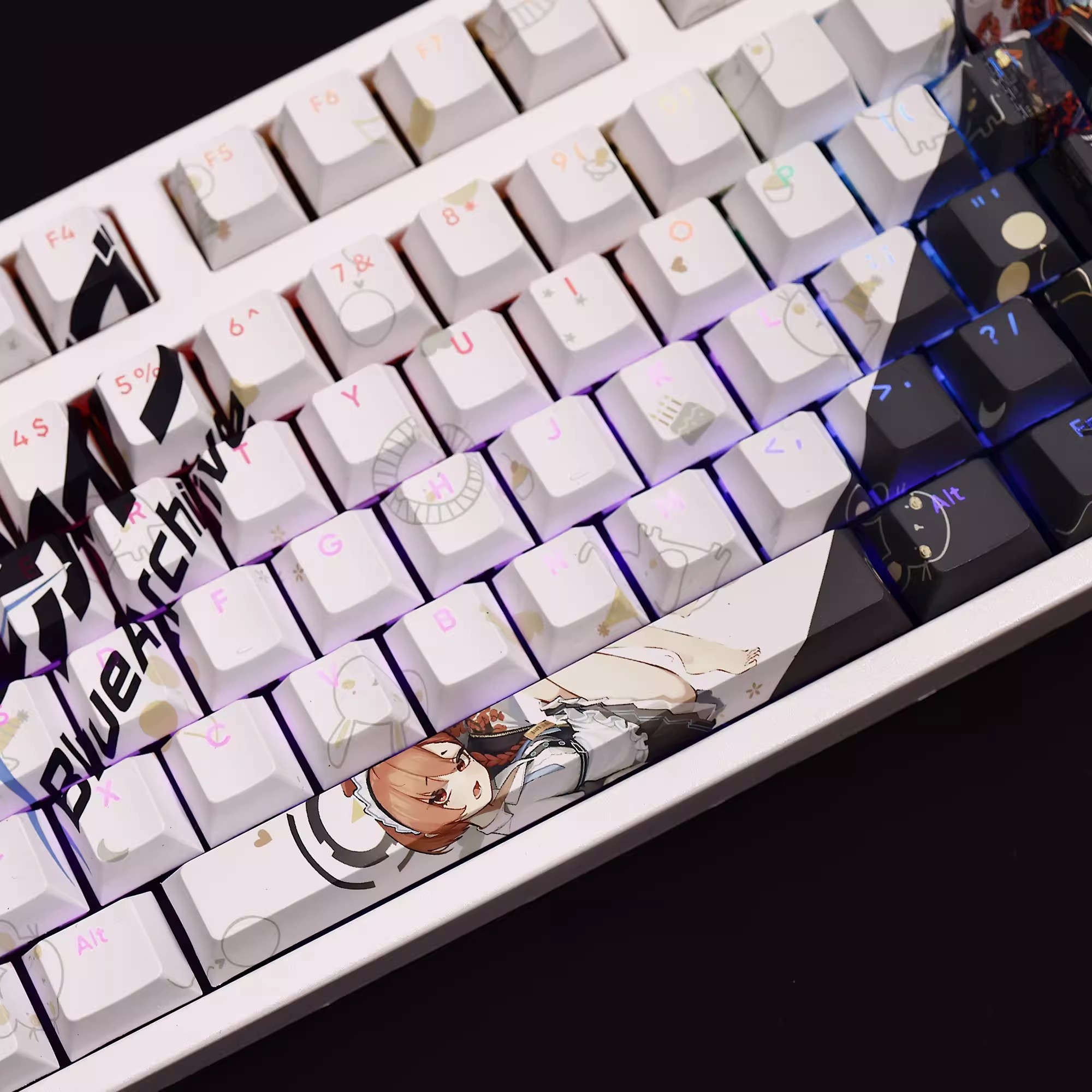 Mikamo Neru-Juego de teclas re - Gaming Keyboard Blue reseña y precio