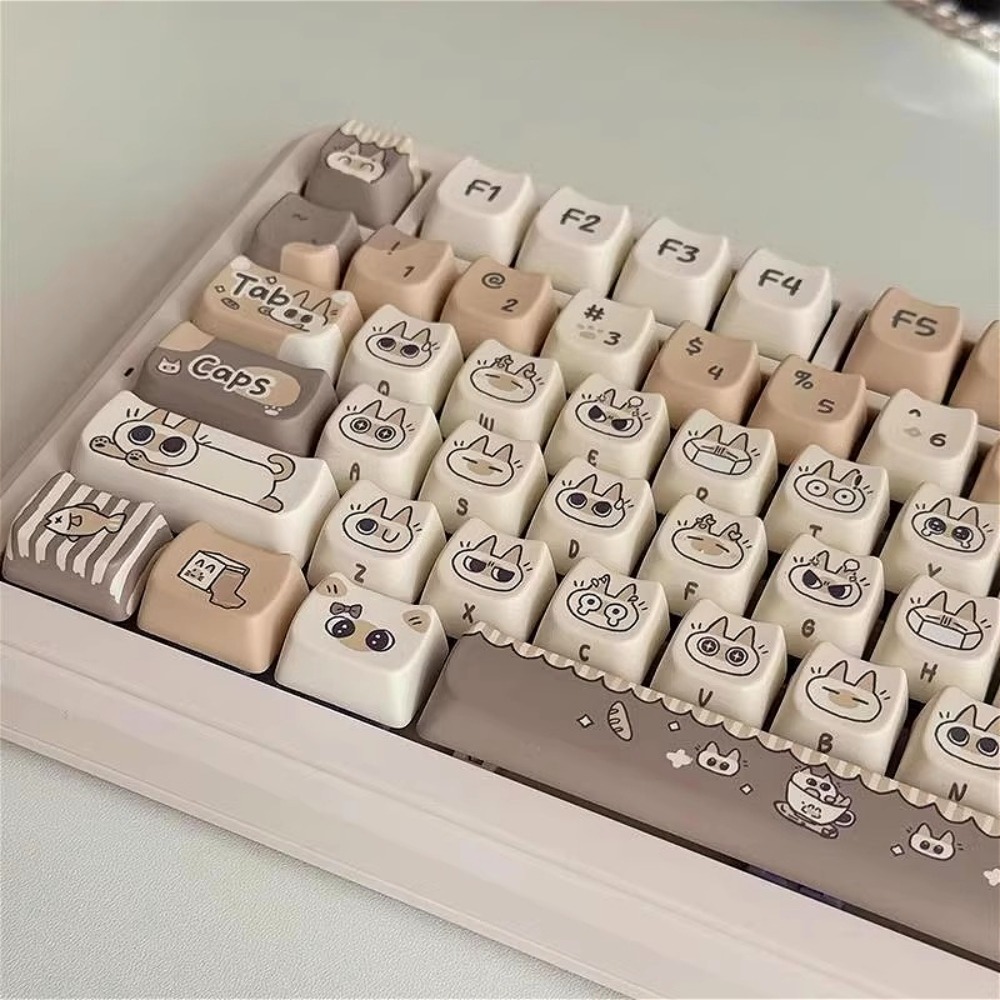 Lindo gato Keycap MAO perfil P - Gaming Keyboard Tkl reseña y precio