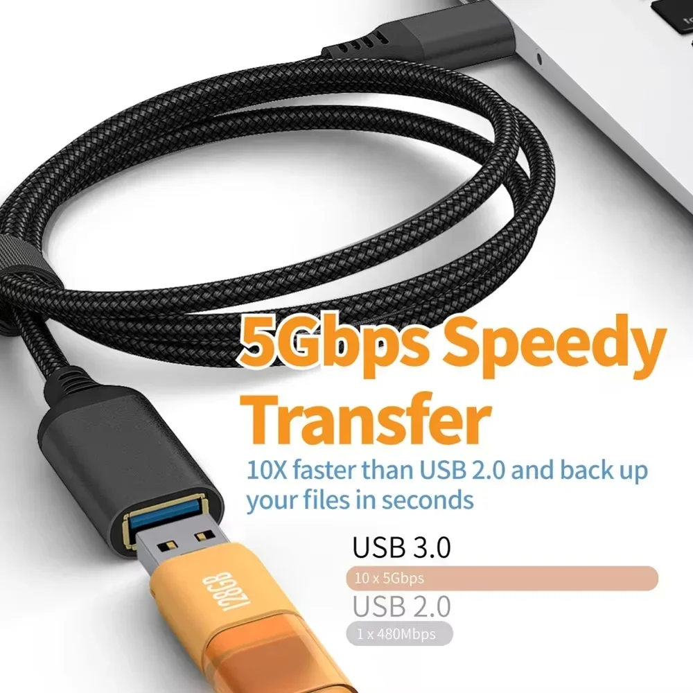 Cable de Datos de Transmisión  - Coiled Usb Cable reseña y precio