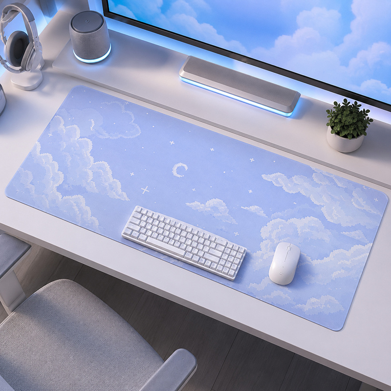 Alfombrilla de ratón Blue Moon - Gaming Keyboard Blue reseña y precio