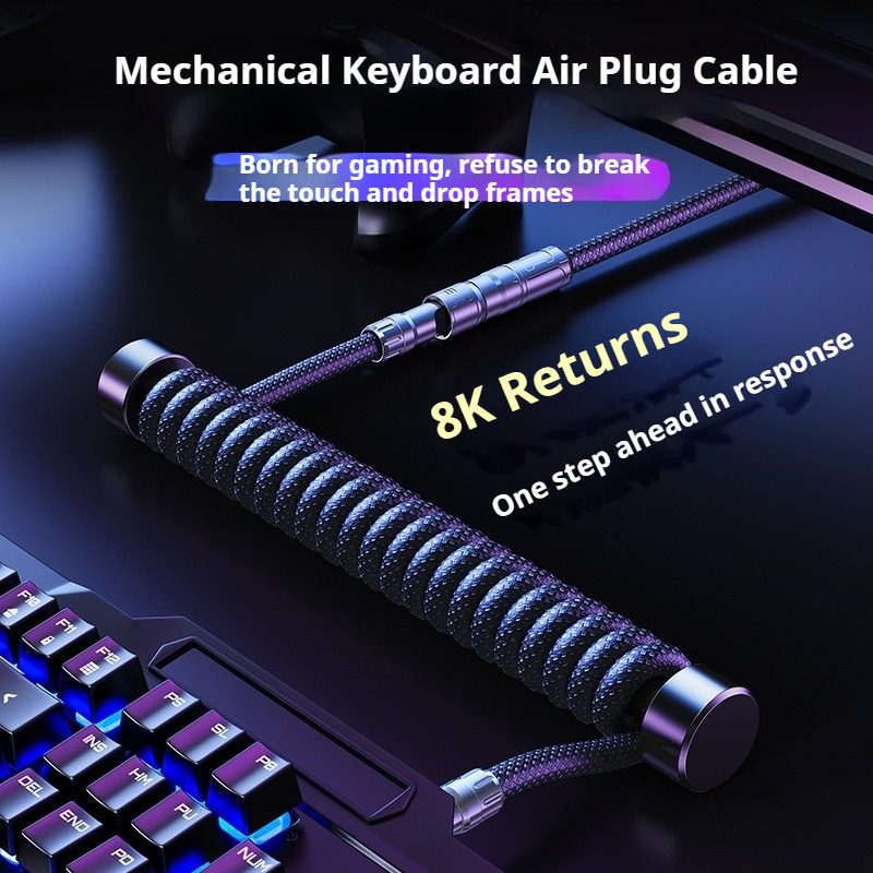 Cable de Teclado Enrollado Ear - Coiled Usb Cable reseña y precio
