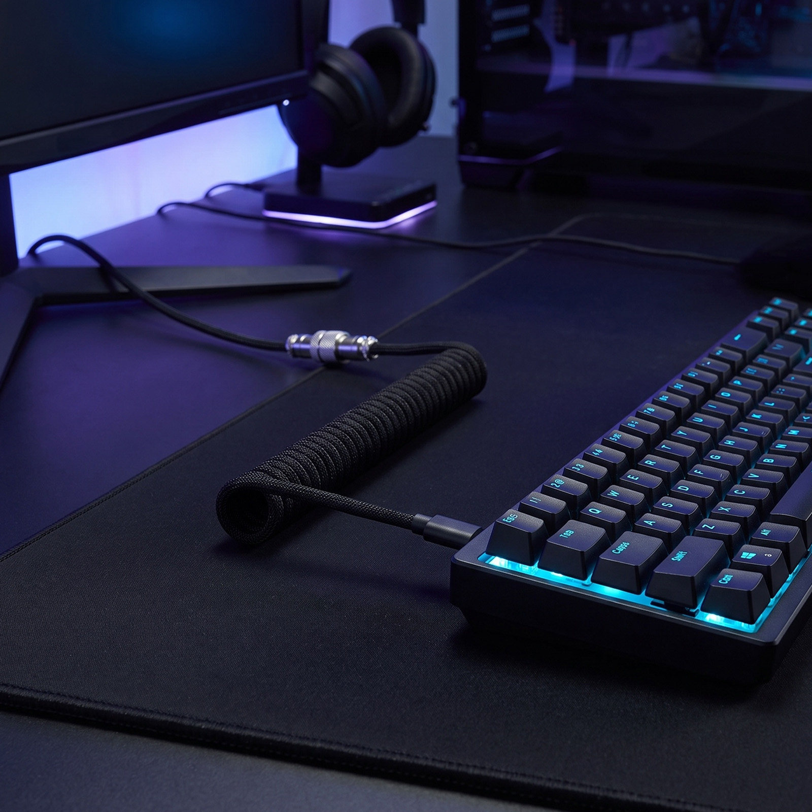 Cable en espiral para teclado  - Gaming Keyboard Extension reseña y precio