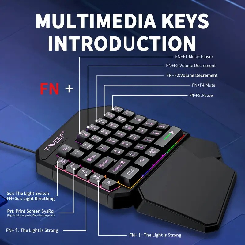 Convertidor de juegos móvil 2  - Gaming Keyboard Mouse And Headset Combo reseña y precio