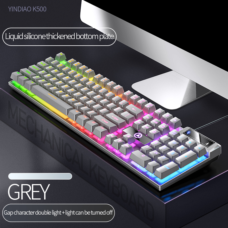Teclado para juegos de 104 tec - Gaming Keyboard And Mouse Set reseña y precio