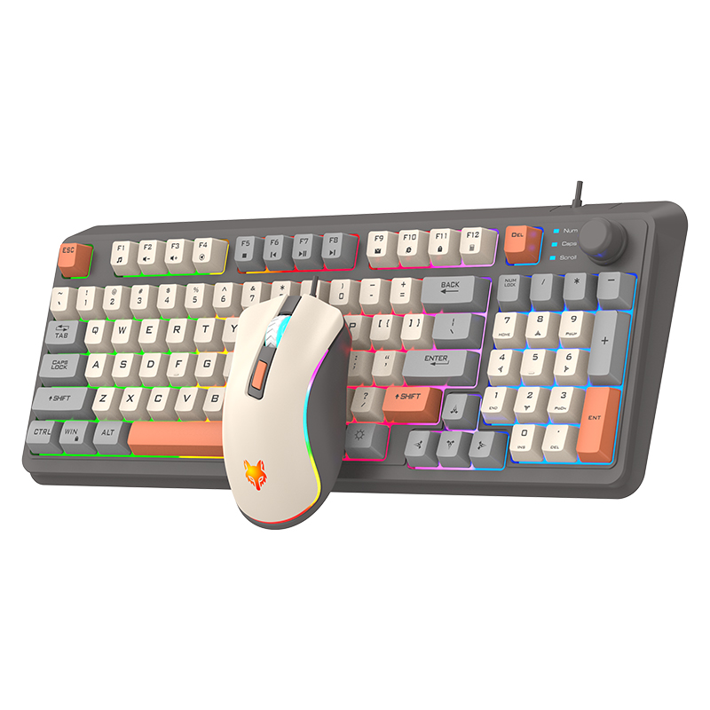 K820 USB juego con cable tecla - Gaming Keyboard Mouse And Headset Combo reseña y precio