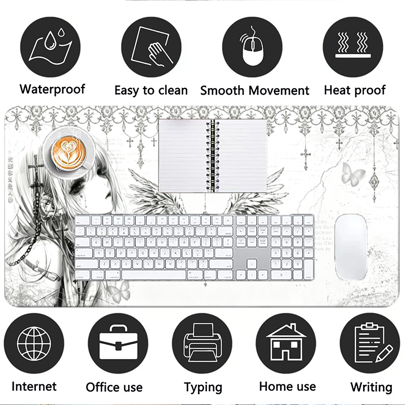 Alfombrilla de ratón de cuero, - Gaming Keyboard Esports reseña y precio