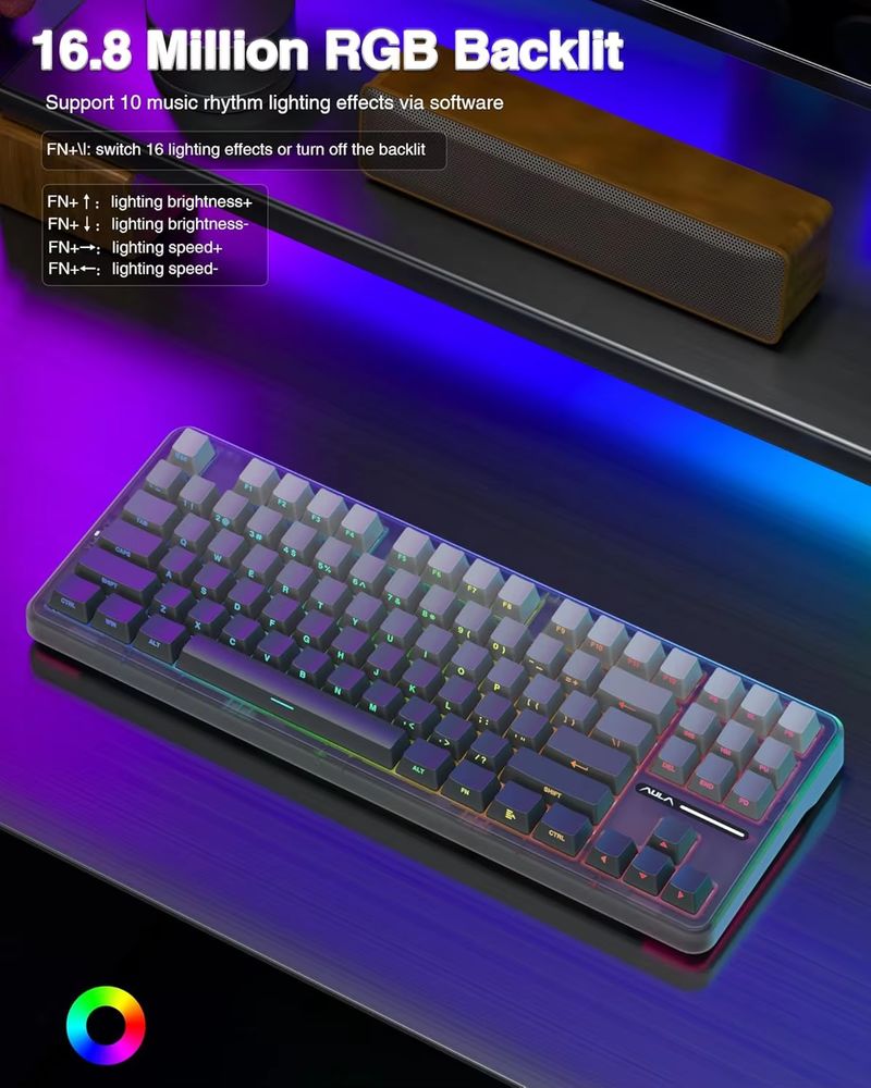 Teclado Mecánico Inalámbrico A - Gaming Keyboard Tkl reseña y precio